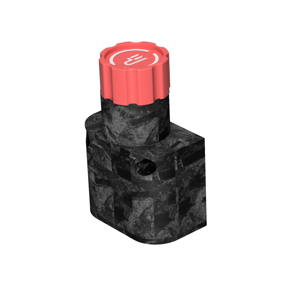 EPLAB Brake Bias X1 with red aluminium knob and forged carbon-look housing
