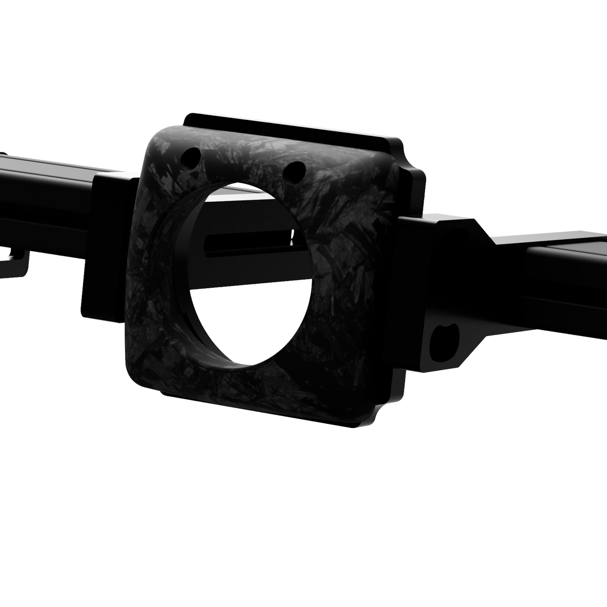 EPLAB Carbon Hub forged carbon-look cover displayed on aluminium cockpit profiles