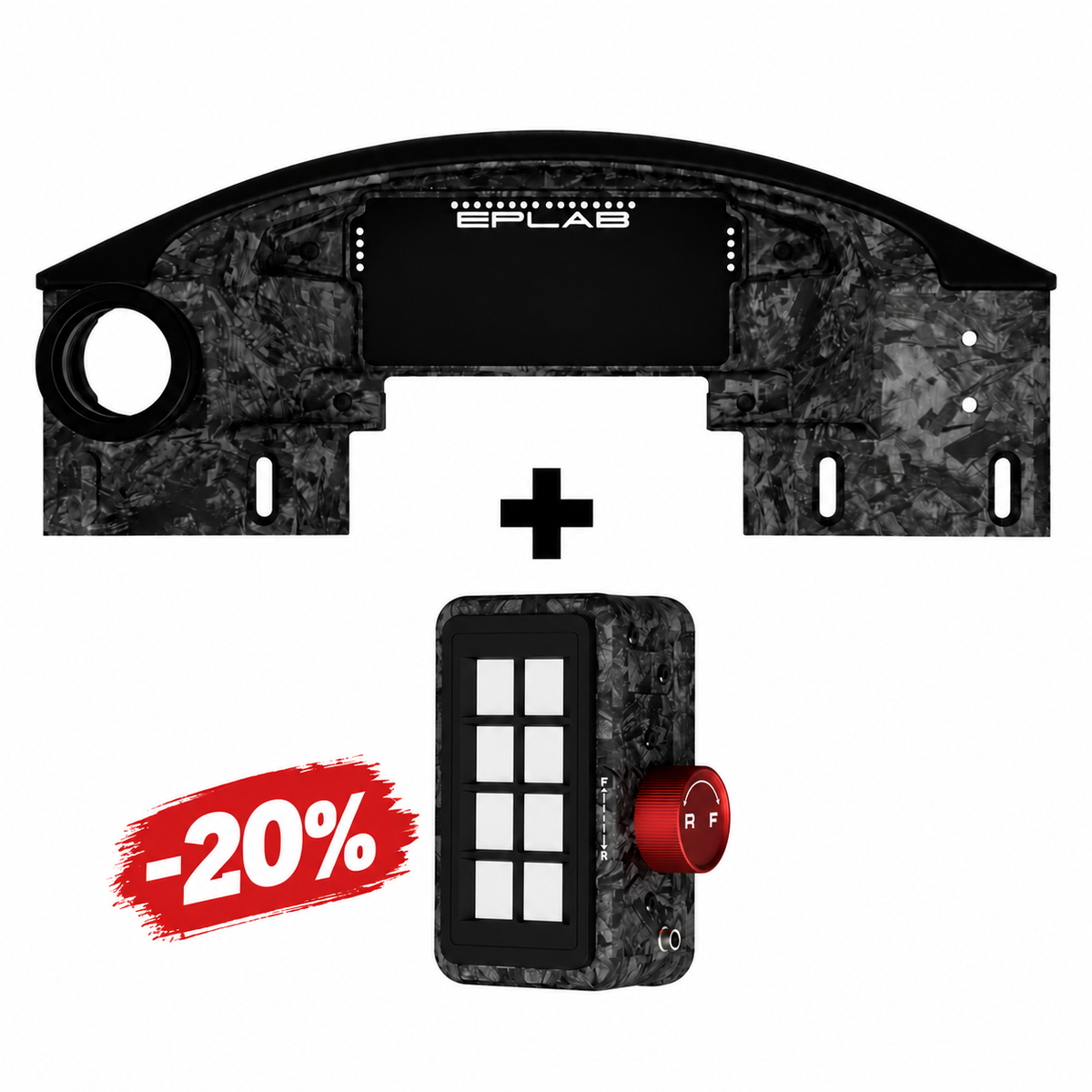 EPLAB FC992.2 and BB2.2 CUP bundle graphic showing a 20 percent button box discount