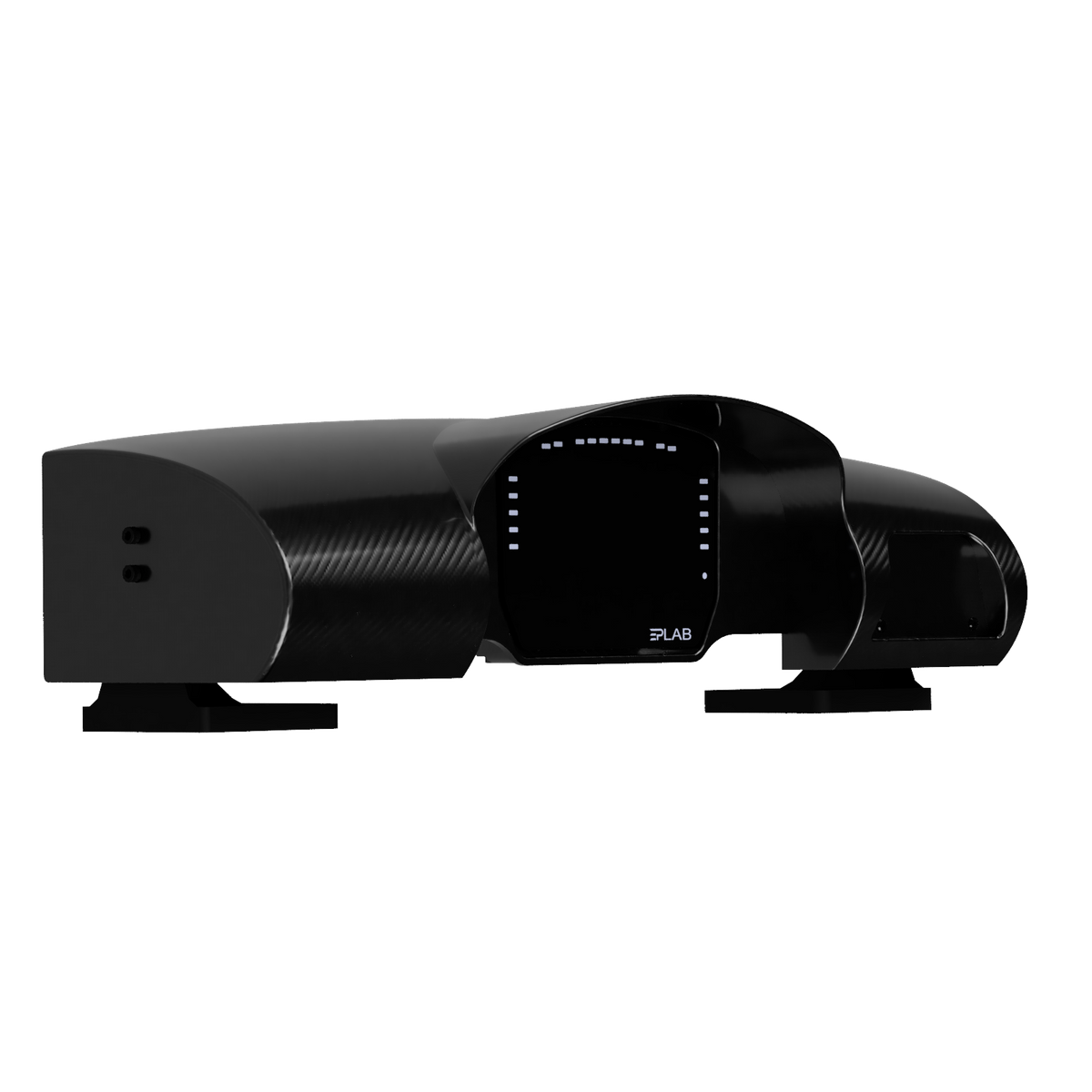 Side view of the EPLAB M-Pro GT3 dashboard showing the depth of its ventilation duct