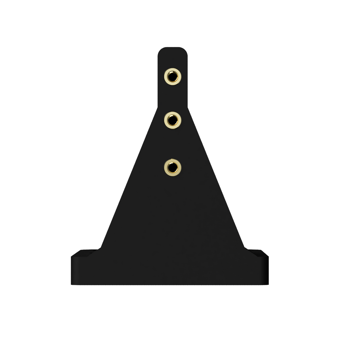 Flat mounting plate for the EPLAB M-Pro GT3 dashboard with three threaded mounting points