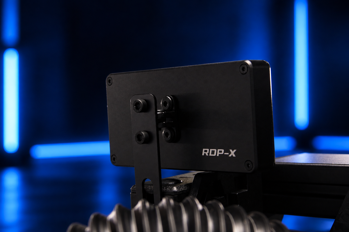 Rear view of the EPLAB RDP-X showing its mounting points and bracket